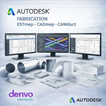 Autodesk Fabrication ESTmep, CADmep, CAMduct 2026/2025 3 Year Subscription for Mac/PC | Commercial License