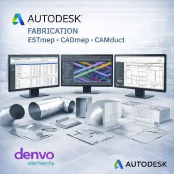 Autodesk Fabrication ESTmep, CADmep, CAMduct 2026/2025 1 Month Subscription for Mac/PC | Education