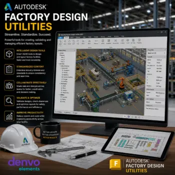 Autodesk Factory Design Utilities 2026/2025 1 Year Subscription for Mac/PC | Commercial License