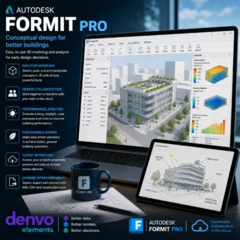 Autodesk FormIt Pro: 3D sketching software 2026/2025 3 Year Subscription for Mac/PC | Commercial License