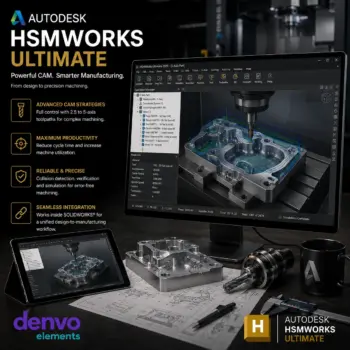 Autodesk HSMWorks Ultimate 2026/2025 1 Year Subscription for Mac/PC | Education