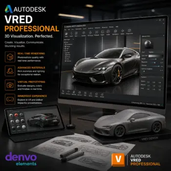 Autodesk VRED Professional 2026/2025 1 Year Subscription for Mac/PC | Education