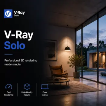 V-Ray Solo Commercial 1 Year Subscription for PC/Mac