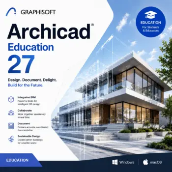Graphisoft Archicad Education 27 Version 1 Year Key