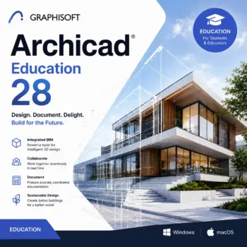 Graphisoft Archicad Education 28 Version 1 Year Key