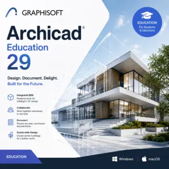 Graphisoft Archicad Education 29 Version 1 Year Key