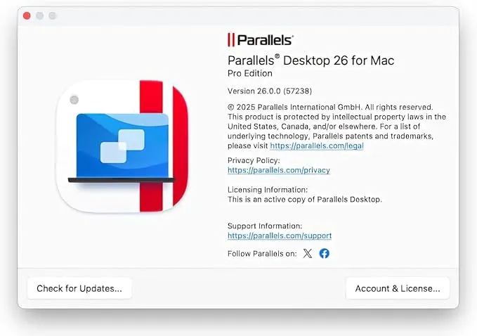 Parallels Desktop 26 Pro For Mac Lifetime Key | (Certificate License) 2 Parallels Desktop 26 Pro For Mac Lifetime Key | (Certificate License) - Image 2